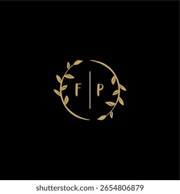 Logo inicial do vetor da beleza logotipo da caligrafia floral e botânica inicial com modelo criativo para qualquer empresa ou negócio