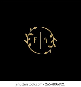 Schönheit Vektor anfängliche Logo Handschrift Logo der ersten floralen und botanischen mit kreativen Vorlage für jedes Unternehmen oder Unternehmen