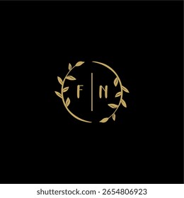 Schönheit Vektor anfängliche Logo Handschrift Logo der ersten floralen und botanischen mit kreativen Vorlage für jedes Unternehmen oder Unternehmen