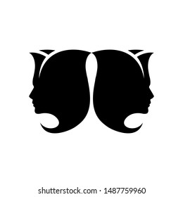 beauty vector logo design illustration