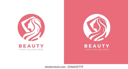 Beauty vector logo design template.