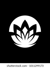 Beauty Vector Lotus flowers design logo Template icon