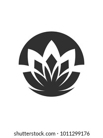 Beauty Vector Lotus flowers design logo Template icon