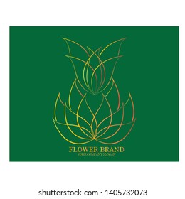 Beauty Vector Lotus flowers design logo Template icon - Vector
