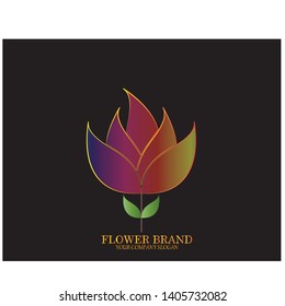 Beauty Vector Lotus flowers design logo Template icon - Vector
