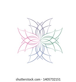Beauty Vector Lotus flowers design logo Template icon - Vector
