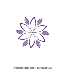 Beauty Vector Lotus flowers design logo Template icon