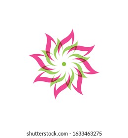 Beauty Vector Lotus flowers design logo Template icon