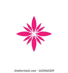 Beauty Vector Lotus flowers design logo Template icon