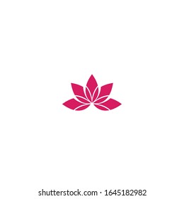 Beauty Vector lotus flowers design logo Template icon