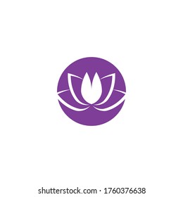 Beauty Vector lotus flowers design logo Template icon