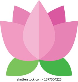 Beauty Vector Lotus flowers design logo Template icon