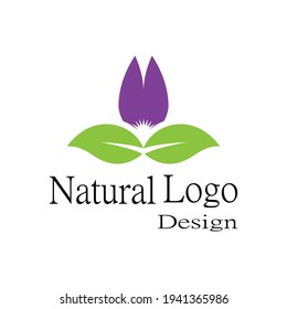 Beauty Vector lotus flowers design logo Template icon