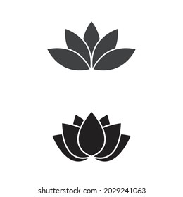 Beauty Vector lotus flowers design logo Template icon