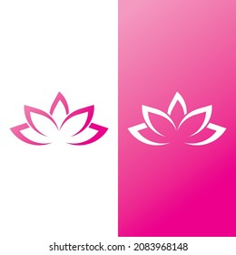 Beauty Vector lotus flowers design logo Template icon