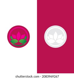 Beauty Vector lotus flowers design logo Template icon