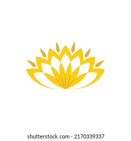 Beauty Vector lotus flowers design logo