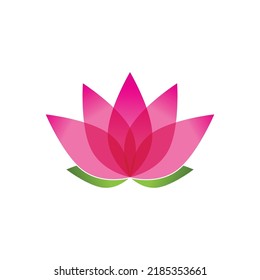 Beauty Vector lotus flowers design logo Template icon