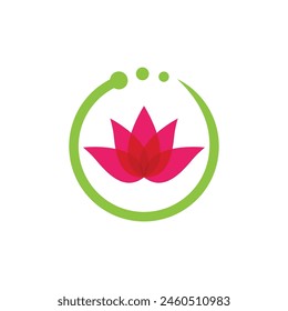 Beauty Vector lotus flowers design logo Template icon