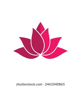 Beauty Vector lotus flowers design logo Template icon