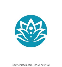 Beauty Vector lotus flowers design logo Template icon