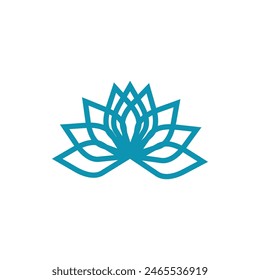 Beauty Vector lotus flowers design logo Template icon