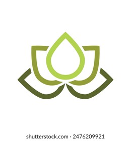 Beauty Vector lotus flowers design logo Template icon