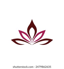 Beauty Vector lotus flowers design logo Template icon