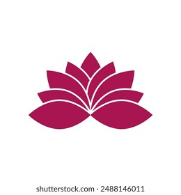 Beauty Vector lotus flowers design logo Template icon