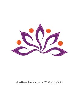 Beauty Vector lotus flowers design logo Template icon