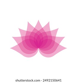 Beauty Vector lotus flowers design logo Template icon