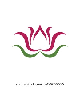 Beauty Vector lotus flowers design logo Template icon