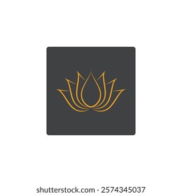 Beauty Vector lotus flowers design logo Template icon