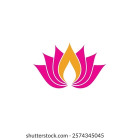 Beauty Vector lotus flowers design logo Template icon