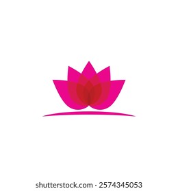 Beauty Vector lotus flowers design logo Template icon