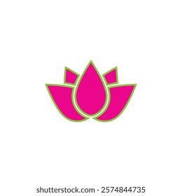 Beauty Vector lotus flowers design logo Template icon