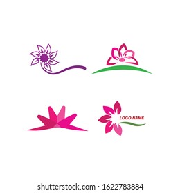 Beauty Vector Lotus flowers logo