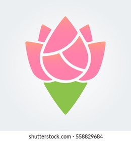 Beauty Vector Lotus Modern Logo