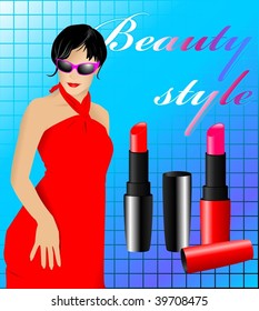 beauty vector poster