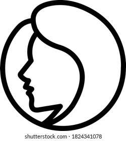 beauty vector thin line icon 