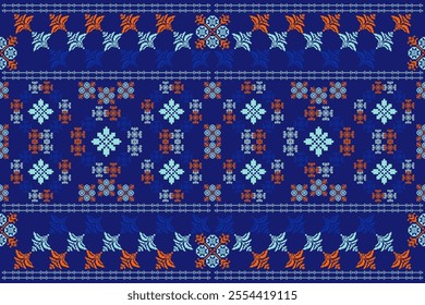 the beauty of vibrant tribal fabric patterns with this stunning design, blending ethnic-inspired motifs and intricate Aztec embroidery details. Perfect for adding cultural flair to any project