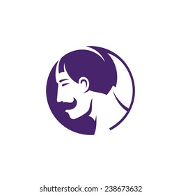 Beauty VIP salon sign Branding Identity Corporate vector logo design template Isolated on a white background