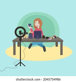 Beauty Vlogger or beauty content creator 