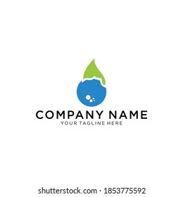 Beauty Water Logo Design Template Element