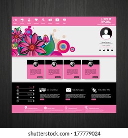 beauty website template 
