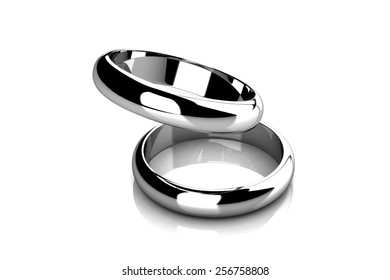 The beauty wedding ring.Vector illustration.