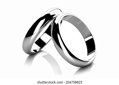 The beauty wedding ring.Vector illustration.