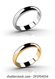The beauty wedding ring.Vector illustration.