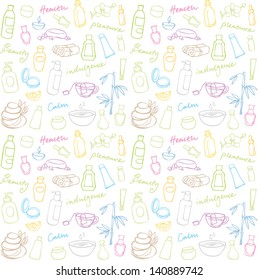 Beauty & wellness background pattern