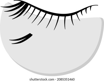 ¡La belleza salvará al mundo! Las pestañas largas y expresivas te harán la cara linda. Proceso de extensión de pestañas en un estilo sencillo.